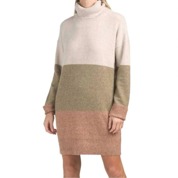 Rachel Roy colorblock sweater dress X-small NWOT - Picture 1 of 8